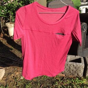 Pink lululemon top